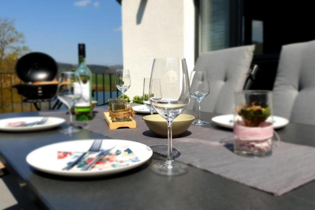 Diemelblick Acht - Ferienhaus Fuer 6 Personen Mit Sauna, Garten Und Dachterrasse Mit Panoramablick Херингхаузен Экстерьер фото